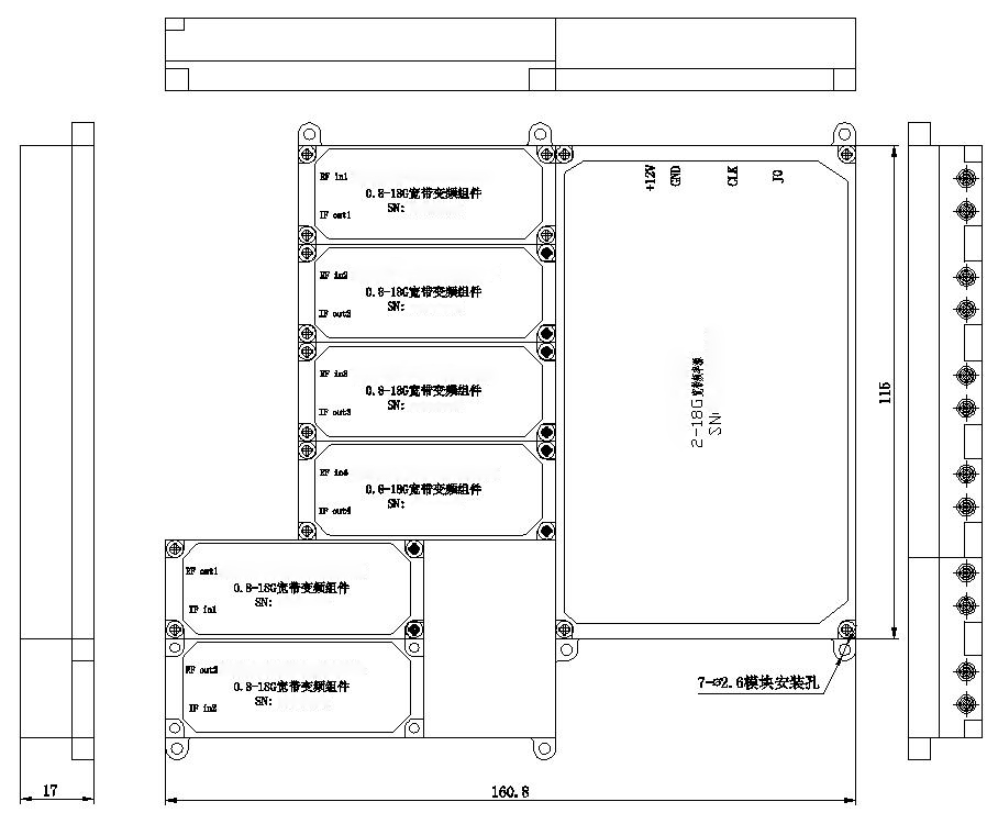 3-260Z2133001122.png Широкополосный 6-канальный преобразователь 0.8–18 ГГц — изображение 1