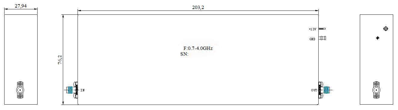 3-260Z2133SaU Твердотельный усилитель мощности (0,7–4,0 ГГц) — изображение 1